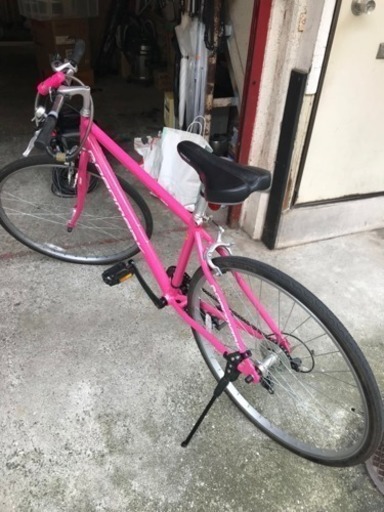 ピンク自転車