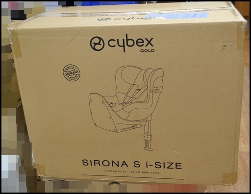 新品 cybex SIRONA S i-SIZE サイベックス 回転式チャイルドシート シローナ ラバストーンブラック 新生児～4歳頃 未開封