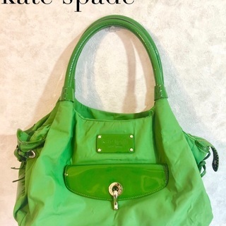 お値下げ！KATE SPADE　エメラルドグリーンの綺麗なバッグ