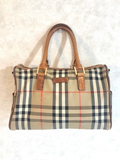 BURBERRY　バーバリーチェック２wayバッグ