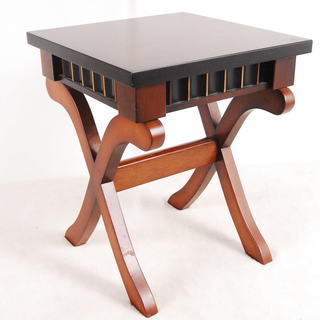 6512　木製 アンティーク　サイドテーブル 花台　飾台　アントレ