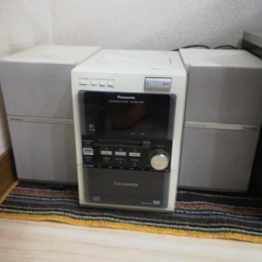 panasonic CD MD SD コンポ