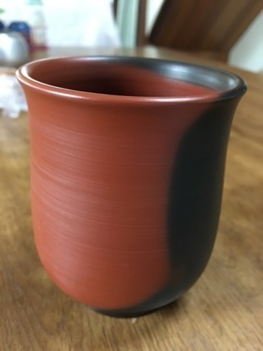 佐渡の無名異焼 お湯呑み あめり 三石の生活雑貨の中古あげます 譲ります ジモティーで不用品の処分