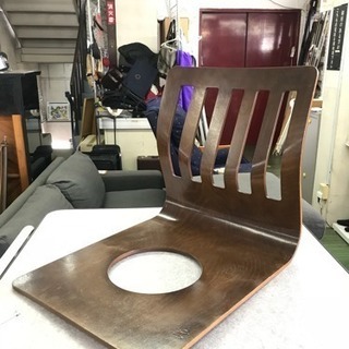 座椅子 木製 カーブ 業務用