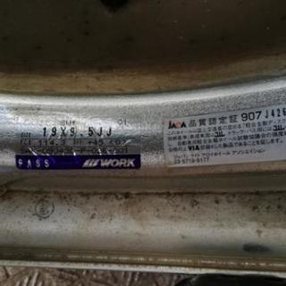 WORK アルミホイール１９インチ