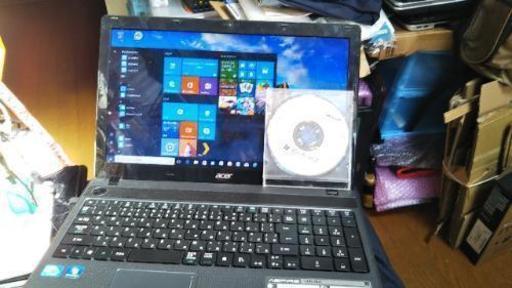 (完売御礼)Acer Aspire5349  15.6インチWIDE Windows10 整備済み 箱、取説あり。