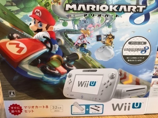 (終了)最終！本日9/13午後15時まで WII U マリオカート8セット＋ハンドル＆リモコン2台付