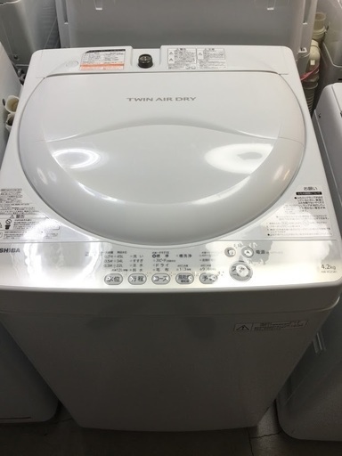 【送料無料・設置無料サービス有り】洗濯機 2015年製 TOSHIBA AW-4S2① 中古