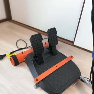 PS4、PS3、PC対応 ハンドルコントローラーとスタンド　セット