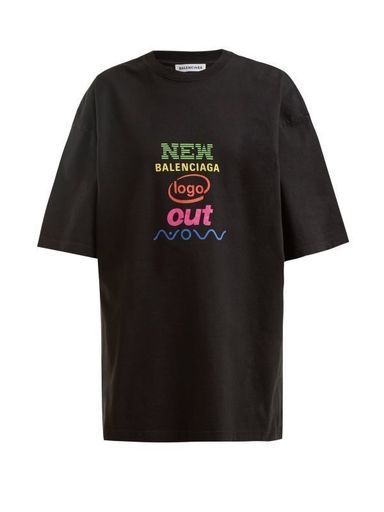 ◆BALENCIAGA バレンシアガ◆ 2018SS デザインロゴ LOGO Tシャツ size: XS ◆BC-04-B-XS◆