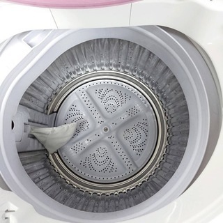 配達無料地域あり＊極美品＊SHARP 2017年製 6キロ＊人気のピンクです♪