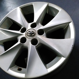 17インチ アルミ 20ｱﾙﾌｧｰﾄﾞ純正 ヴェルファイア純正 20系 【富山】 中古/4本　トヨタ純正アルミホイール
