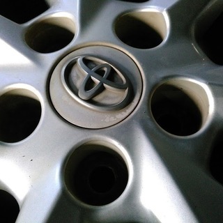 17インチ アルミ 20ｱﾙﾌｧｰﾄﾞ純正 ヴェルファイア純正 20系 【富山】 中古/4本　トヨタ純正アルミホイール