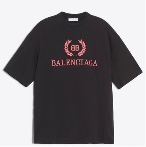 ◆BALENCIAGA バレンシアガ◆2018SS BB LOGO Tシャツ size: L　◆BC-01-B-L◆