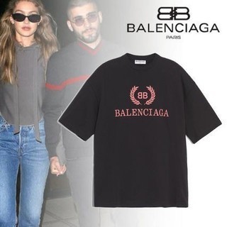 ◆BALENCIAGA バレンシアガ◆ 2018SS BB LOGO Tシャツ size: M　◆BC-01-B-M◆