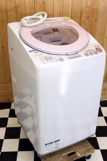 SHARP シャープ 8kg プラズマクラスター 電気洗濯乾燥機 ES-TX840KS 2014年製