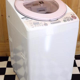 SHARP シャープ 8kg プラズマクラスター 電気洗濯乾燥機...