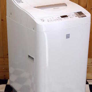 SHARP シャープ 全自動洗濯乾燥機 洗濯5.5kg /乾燥3.5kg ES-T5E4-KW