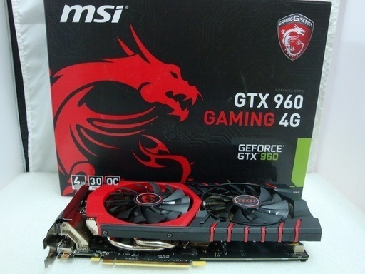 PCパーツ MSI GeForce GTX 960 GAMING 4GB