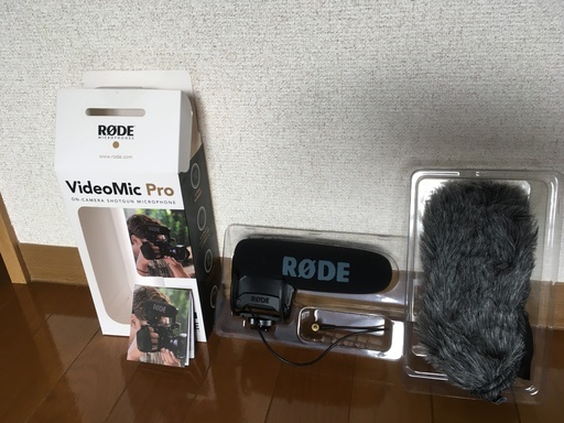 RODE ロード VideoMic Pro Rycote コンデンサーマイク VMPR, ウインドシールド DEADCAT