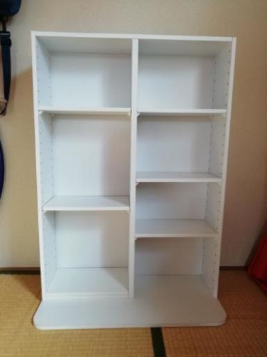 ニトリ 本棚 白 美品 Mama Imhay 嵯峨嵐山の収納家具 本棚 の中古あげます 譲ります ジモティーで不用品の処分