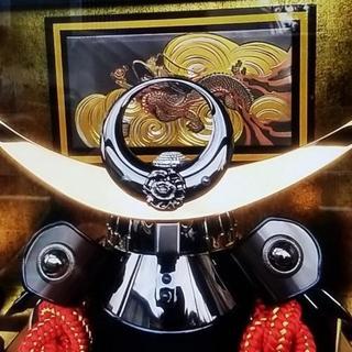 兜屏風台座剣弓瑪瑙鑑定書一式セット5月人形 子供の日