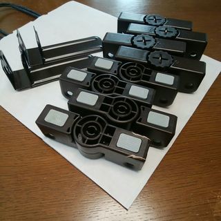 【中古】 日本育児 おくだけドアーズ L ベビーゲート 自立式 木製