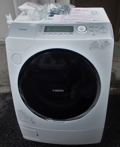 ☆\t東芝 TOSHIBA TW-Y1000R ZABOON ドラム式電気洗濯乾燥機◆運転音・振動を抑えた低騒音設計