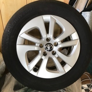 送料込 トヨタ 50 プリウス 純正 15インチ アルミ ホイール4本セット ☆50プリウス純正15インチホイール4本セット☆中古良品