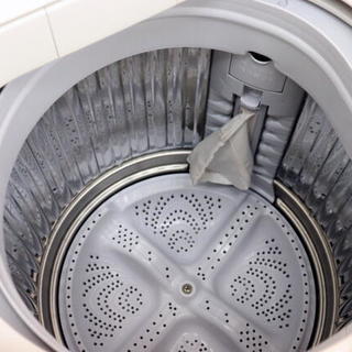美品 シャープ SHARP 全自動洗濯機 ES-G7E3-KW 2016年製 パワフル洗浄