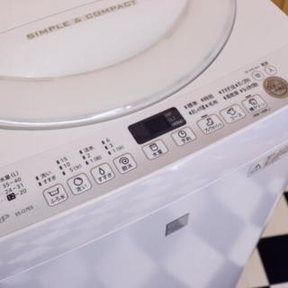 美品 シャープ SHARP 全自動洗濯機 ES-G7E3-KW 2016年製 パワフル洗浄 縦型 7.0kg