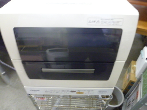R 中古 Panasonic 食器洗い乾燥機 ECONAVI（エコナビ） ホワイト NP-TR5 2012年製