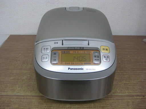 パナソニック Panasonic IHジャー炊飯器 ダイヤモンド銅釜 SR-HVE1000 2014年製 1.0L 5.5合炊き