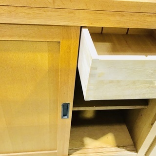 【横浜市青葉区】関家具　2枚扉（スライド式）カップボード