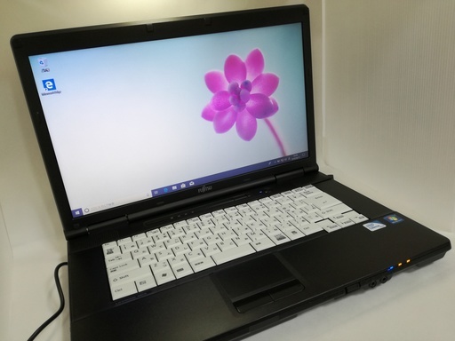 [SSD/Office/2G] FUJITSU LIFEBOOK A561/D ブラック・新品SSD 120GB・Celeron B710・Microsoft Office 2016・最新Windows10・メモリ 2GB