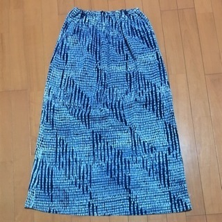 藍染市場 ロングスカート