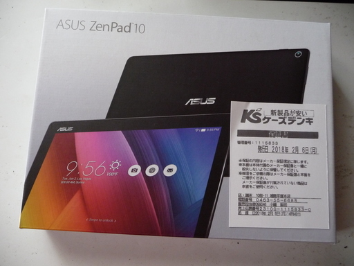 ASUS ZenPad 10  2018年2月　購入　付属品全てあり。超美品