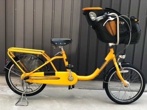 売切⬛︎花田店閉店セール！！子供乗せ自転車☆◆前後新品タイヤ☆彡整備済◆３段変速オートライト