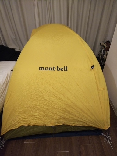 モンベル　アウトドア用　テント　クロノスドーム2型　(旧型)　フルセット