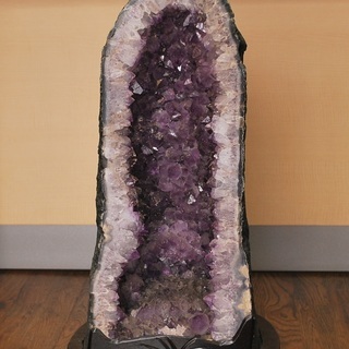 アメジスト ドーム 原石 紫水晶 34kg 高さ60cm 台付