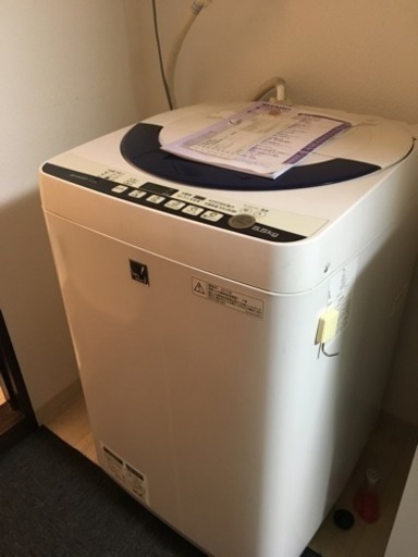 【ひさこ様 引渡し予定】 2015年製 シャープ 洗濯機5.5キロ SHARP