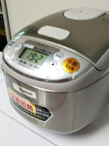 【リサイクルサービス八光　安心の1か月保証　配達・設置OK】ZOJIRUSHI マイコン炊飯ジャー 極め炊き 3合 NS-LE05-XA ステンレス