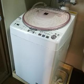 シャープ大容量8ｋｇ電気洗濯乾燥機