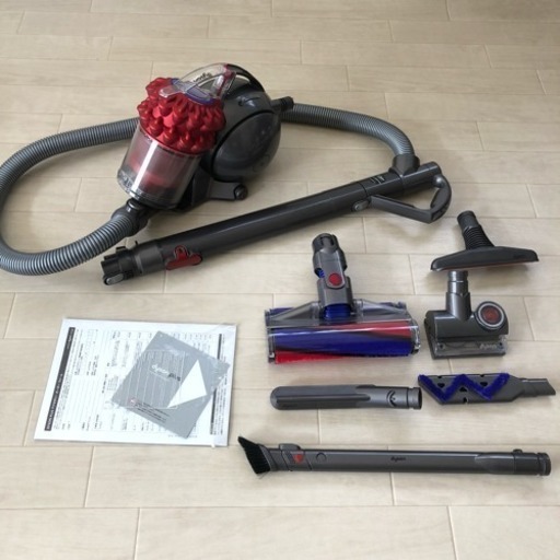 中古 Dyson ball fluffy+ ダイソン CY24 レッド キャニスター型