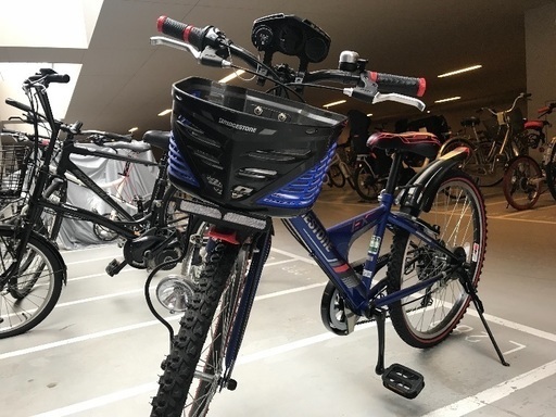 ブリヂストン 子供用自転車 EXジュニア ブルーブラック 美品