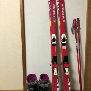 salomonサロモン 中古スキー 三点セット