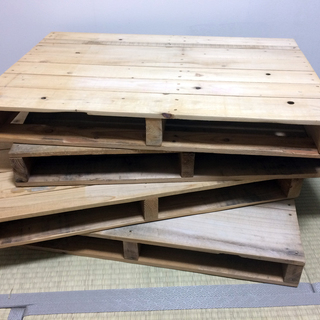 【USED】木製パレット 4枚セット（800×550×100mm...