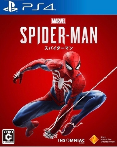 PlayStation4 spider-man通常盤ソフト