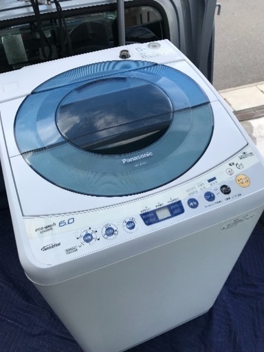 2012年製パナソニック全自動洗濯機6キロ。千葉県内配送無料。設置無料。