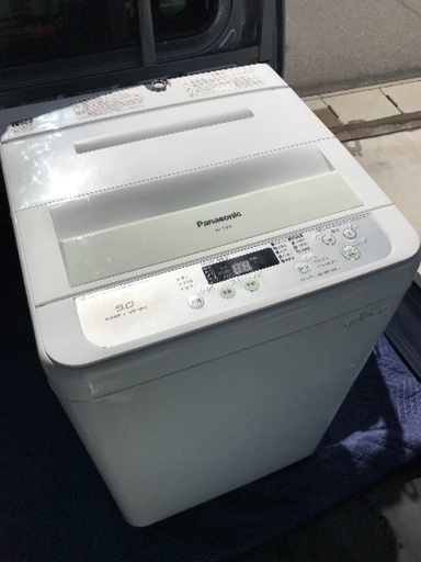 取引中2012年製パナソニック全自動洗濯機5キロ美品。千葉県内配送無料。設置無料。